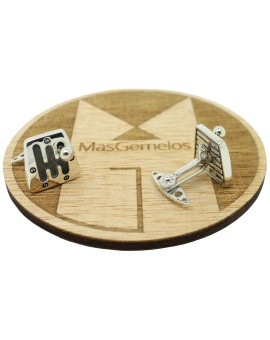 GTO London Silver Cambio 60s Cufflinks