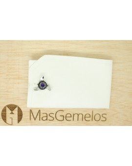 GTO Steel Blue Spinner Cufflinks