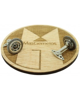 GTO Steel Wheel Bearing Cufflinks