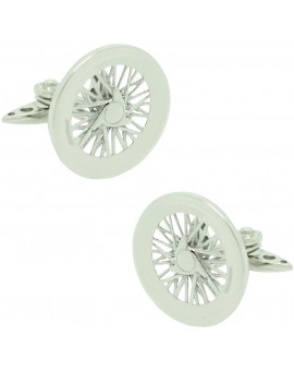 Gemelos para camisa Llanta de Coche Borrani GTO Steel