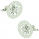 Gemelos para camisa Llanta de Coche Borrani GTO Steel