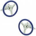 Gemelos para camisa Spinning Volante Azul GTO Steel