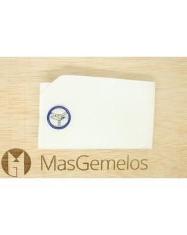 Gemelos para camisa Spinning Volante Azul GTO Steel