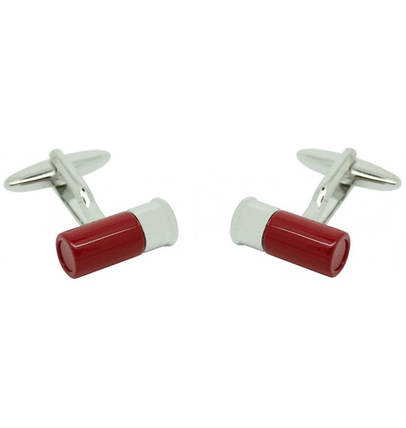 Red Gun Cartridge Cufflinks 