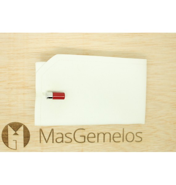 gemelos para boda cartucho rojo para camisa