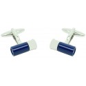 Blue Gun Cartridge Cufflinks 