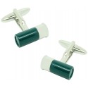 Green Gun Cartridge Cufflinks 