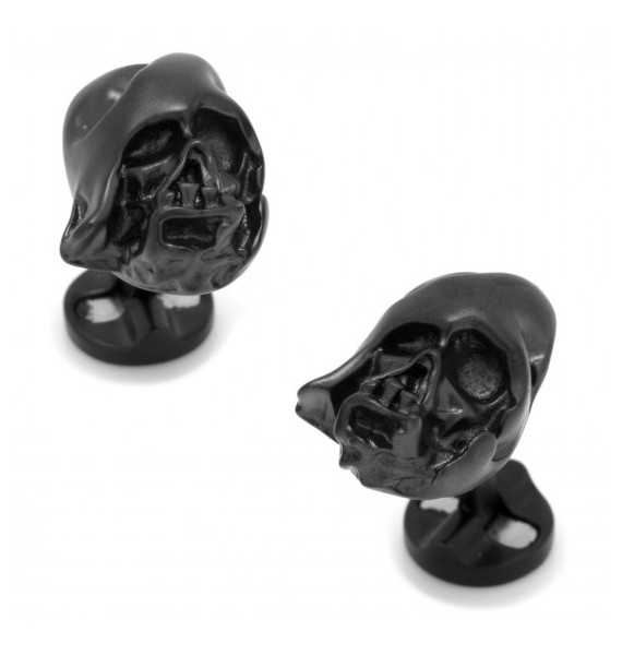 3D Melted Darth Vader Helmet Cufflinks