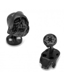 3D Melted Darth Vader Helmet Cufflinks 2