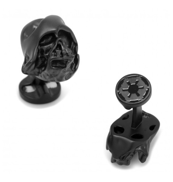 3D Melted Darth Vader Helmet Cufflinks