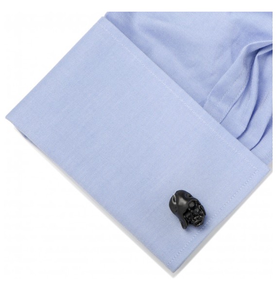 3D Melted Darth Vader Helmet Cufflinks