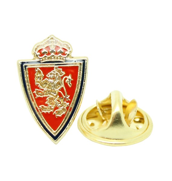 Gold Plated Real Zaragoza Pin