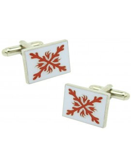 Gemelos Bandera Tercio Blanco de Infantería Siglo XVI