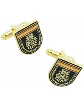  Spanish National Police Patch Cufflinks