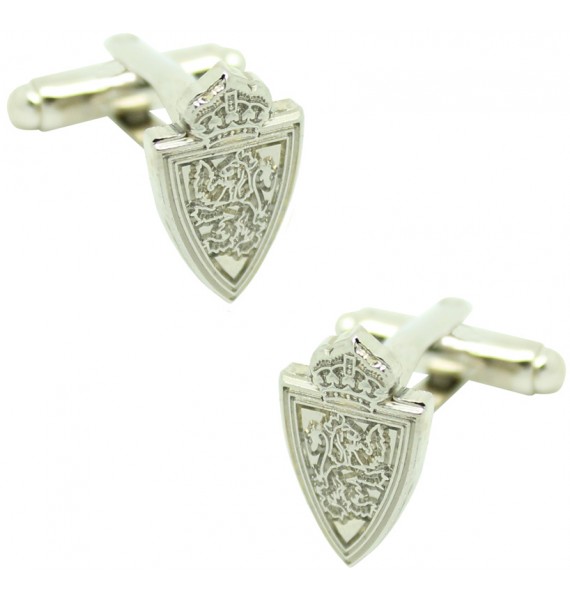 Silver Plated Real Zaragoza Cufflinks 