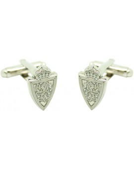 Silver Plated Real Zaragoza Cufflinks  2
