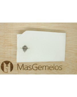 Silver Plated Real Zaragoza Cufflinks 