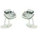 PREMIUM Sterling Silver Vicente Calderon Stadium Cufflinks 