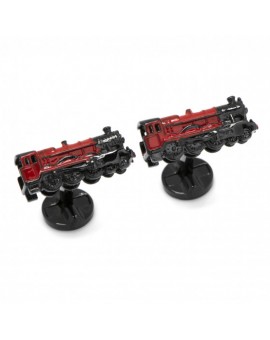 3D Hogwarts Express Cufflinks presentado en la caja regalo de Harry Potter