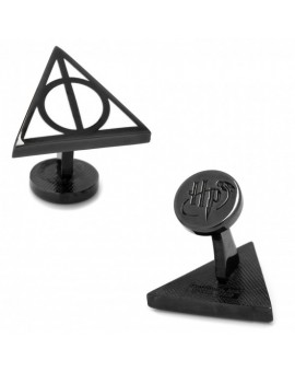 Black Deathly Hallows symbol Harry Potter Cufflinks