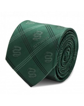 Green Slytherin Plaid Harry Potter Tie