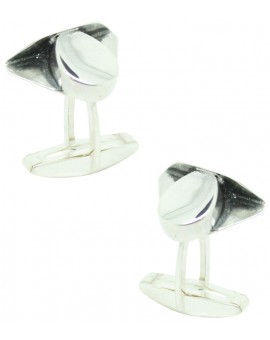 Gemelos para camisa Tricornio de Guardia Civil Plata de Ley 925 PREMIUM