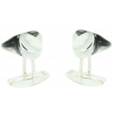 PREMIUM Sterling Silver Spanish Civil Guard Hat Cufflinks