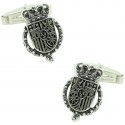 PREMIUM Sterling Silver Royal House Felipe VI Cufflinks 