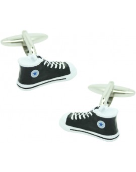 Black Converse Cufflinks