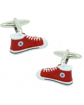 Red Converse Cufflinks 
