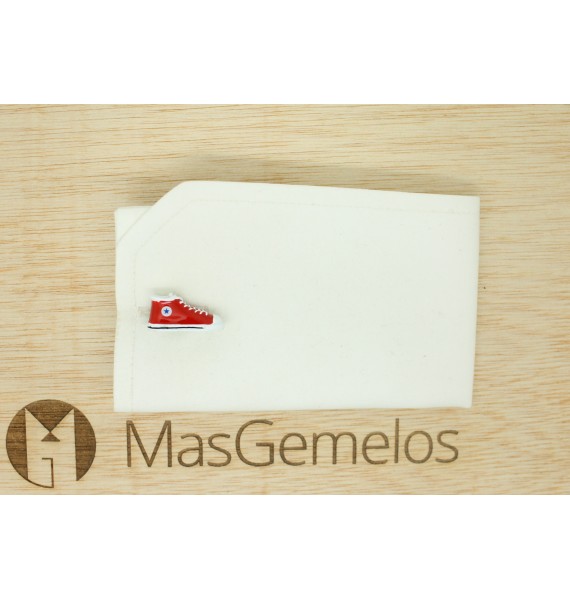 Red Converse Cufflinks 