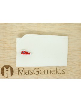Red Converse Cufflinks 