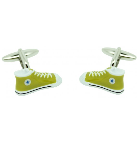 Green Converse Cufflinks 