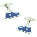 Blue Converse Cufflinks 