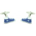Gemelos para camisa zapatillas Converse Azules