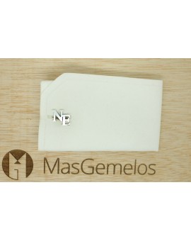 gemelos para camisa Iniciales personalizadas en Plata de ley 925