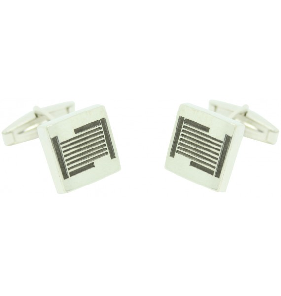 comprar gemelos personalizados grabado con imagen en Plata de primera ley
