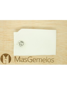 gemelos a medida rey leon plata de ley 925