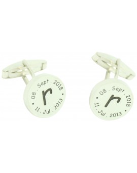 gemelos perfectos para boda Plata ley 925
