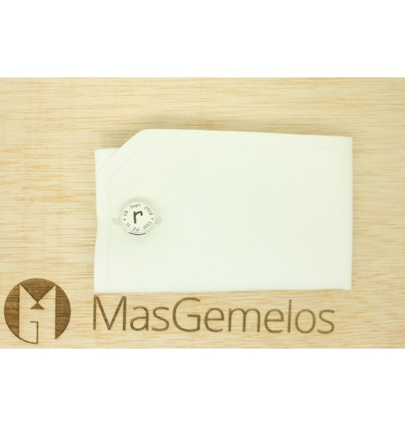 gemelos a medida iniciales y fechas 