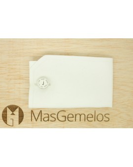regalar gemelos grabados con fechas e Iniciales plata de ley