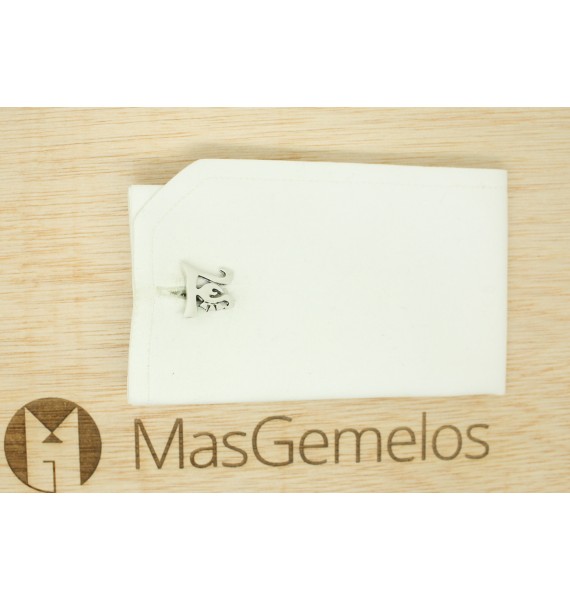 gemelos para amentes lenguaje elfico plata 925