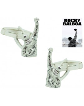 Gemelos camisa ROCKY BALBOA Plata de Ley 925 PREMIUM