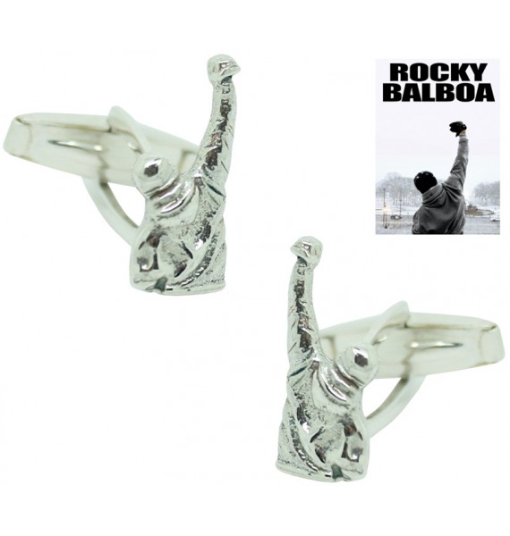 PREMIUM Sterling Silver ROCKY BALBOA Cufflinks