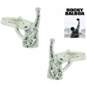 Gemelos camisa ROCKY BALBOA Plata de Ley 925 PREMIUM
