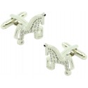 Gemelos Caballo de Soria para camisa