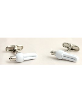 Eco Light Bulb Cufflinks 