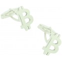 PREMIUM Sterling Silver BITCOIN Cufflinks