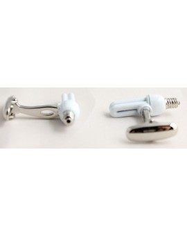 Eco Light Bulb Cufflinks 