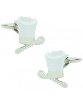 gemelos para camisa gorro chef